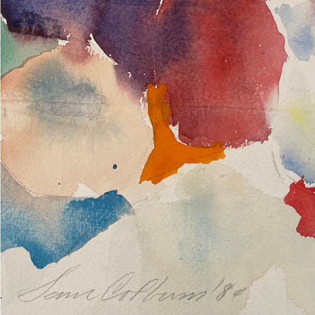 Abstract Still Life Watercolor For Sale - Image 4 of 4