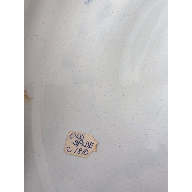 Ceramic Blue and White Spode Tureen With Under Plate For Sale - Image 7 of 13