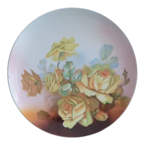 Antique Hand-Painted Signed Guyeau Porcelain Plate
