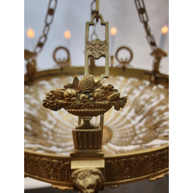 Gorgeous Traditional Russian Chandelier. Same style larger version chandelier is at Hermitage Art Museum in St. Petersburg...