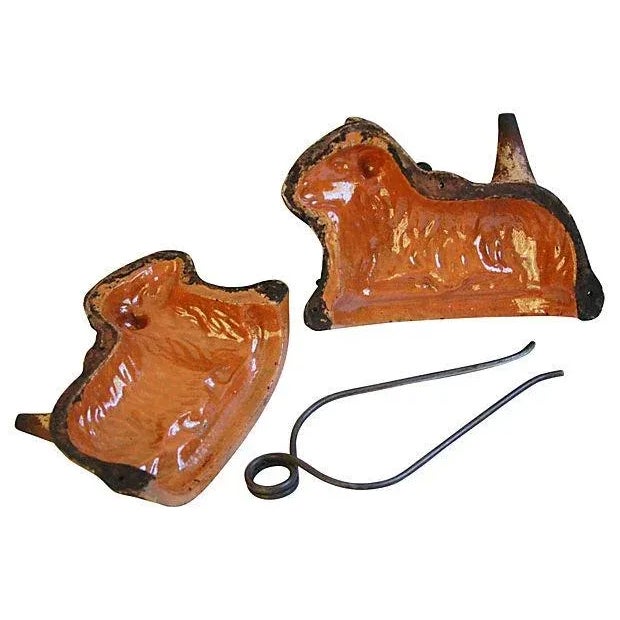 Early 20th Century Antique 19th CenturyFrench Alsatian Lamb Cake Mold For Sale - Image 5 of 8