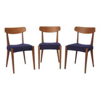 Vintage Danish Teak Chairs, 1960s, Set of 3 For Sale