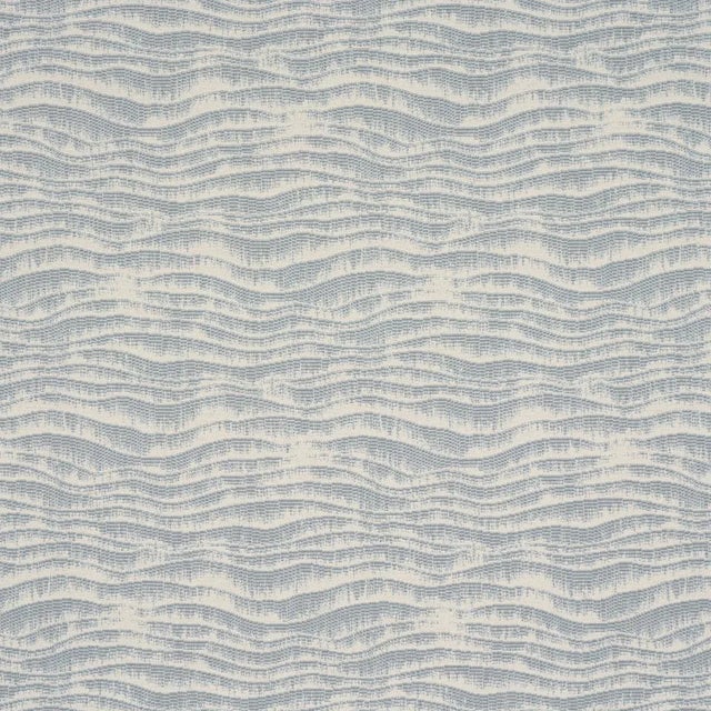 Contemporary SAMPLE - Schumacher Ridgeline Fabric In Celestial For Sale - Image 3 of 4