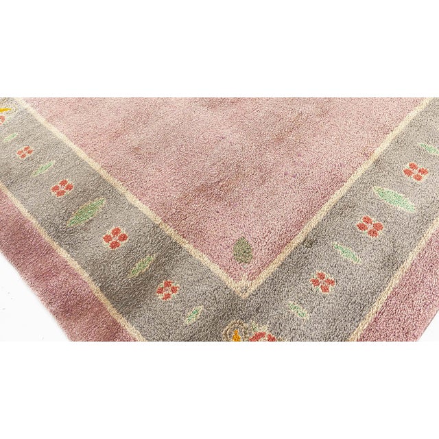 Doris Leslie Blau Vintage Irish Donegal Arts & Crafts Rug For Sale - Image 11 of 12