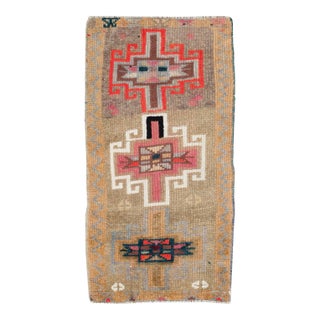 Galerie Shabab Collection Mid-20th Turkish Anatolian Throw Rug For Sale