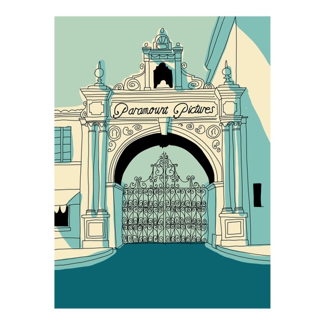 Paramount Studios Limited Edition Print on Entrada Rag by Marz Jr. For Sale