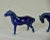 1950s Blue Porcelain Horses, 1950s, Set of 4 For Sale - Image 5 of 11