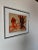A striking 1970s vintage abstract painting rendered in bold gouache and watercolor on paper, channeling the raw emotional...