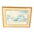 1983 "Harbor Entrance Santa Monica" Print by Tom Brittain Signed 32/950, Framed For Sale
