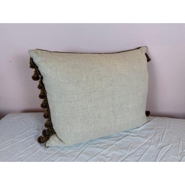 Baroque 19th C. French Tapestry Pillow For Sale - Image 3 of 9