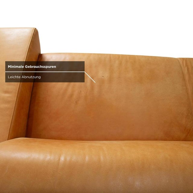 Cognac Leather 3-Seater Sofas from Machalke, Set of 2 For Sale - Image 15 of 18