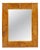 Mid-Century Rattan and Bamboo Wall Mirror attributed to Vivai Del Sud, Italy, 1970s For Sale