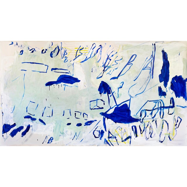 2020s Contemporary Abstract Acrylic on Canvas "Lipstick" by Macha Poynder For Sale - Image 5 of 5