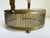 1920s Austrian Art Deco Centerpiece Bowl, Brass & Crystal, 1920s For Sale - Image 5 of 14