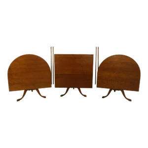 Eldred Wheeler Cherry 3 Part Banquet Dining Room Table