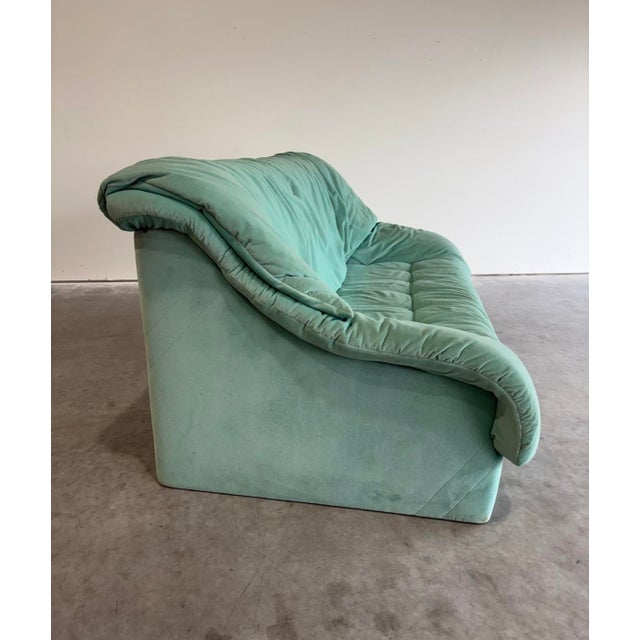 Postmodern Postmod Ekornes Seafoam Sofa For Sale - Image 3 of 12