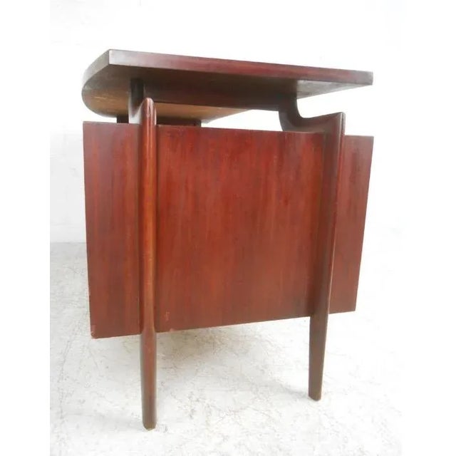 Mid 20th Century Floating Top Desk For Sale In New York - Image 6 of 12
