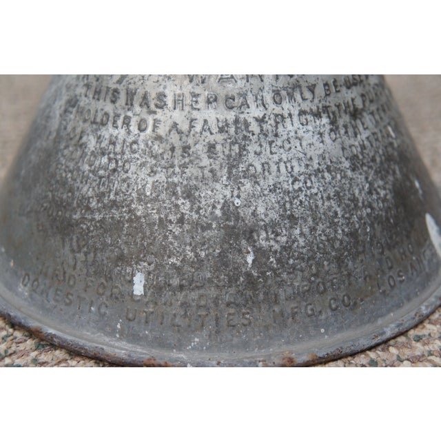 Gray Early 20th Century Primitive Antique Metal Washer Plunger Dolly Laundry Wash Tub Agitator- Set of 2 For Sale - Image 8 of 12