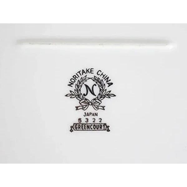 Traditional Noritake China Greencourt Pattern Oval Platter For Sale - Image 3 of 4