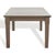 Light Gray Martinique Wood Patio Coffee Table, Light Grey For Sale - Image 8 of 9