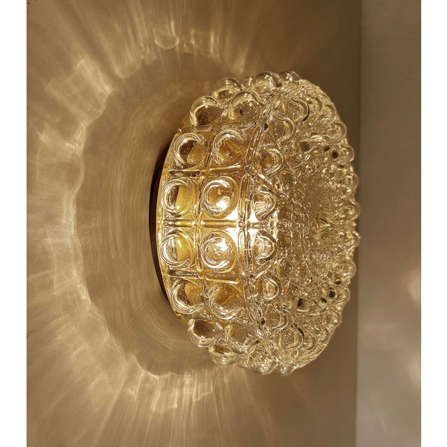 Vintage Bubble Glass Flush Mount from Erco, 1970s For Sale - Image 13 of 17