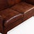 Wood Dutch Art Deco Style Leather Loveseat, 1930s Modernist Form For Sale - Image 7 of 8