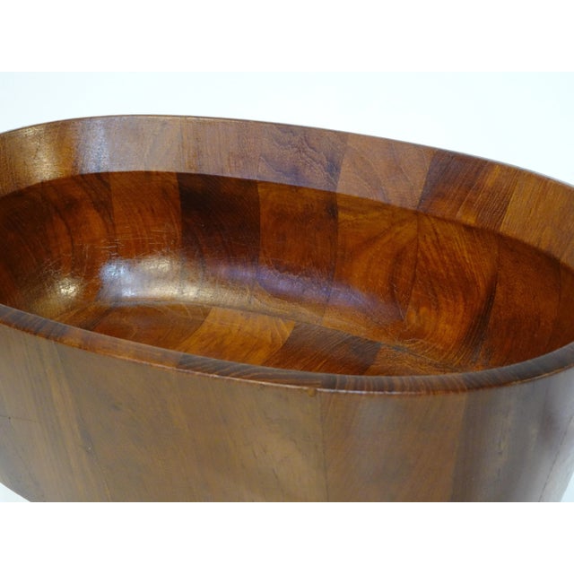 Jens Quistgaard Danish Oval Teak Bowl for Dansk For Sale In Cincinnati - Image 6 of 12