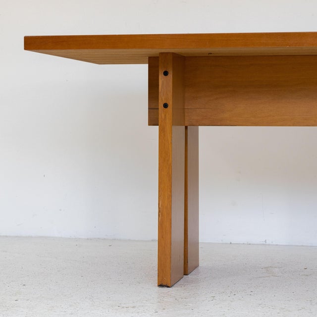 Rectangular Wooden Table, 1970s For Sale - Image 9 of 11