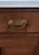 1930s French Oak Art Deco Nightstand Marble Top Bedside Cabinet End Table For Sale - Image 9 of 17