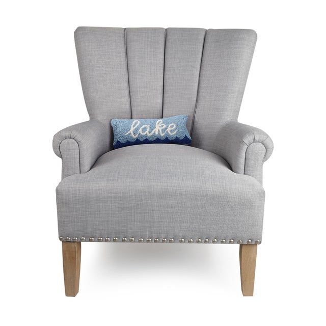 100% Wool Hooked throw pillow. Velvet/Cotton backing. Polyester Blown-in filled. Care Instructions: Spot Clean.