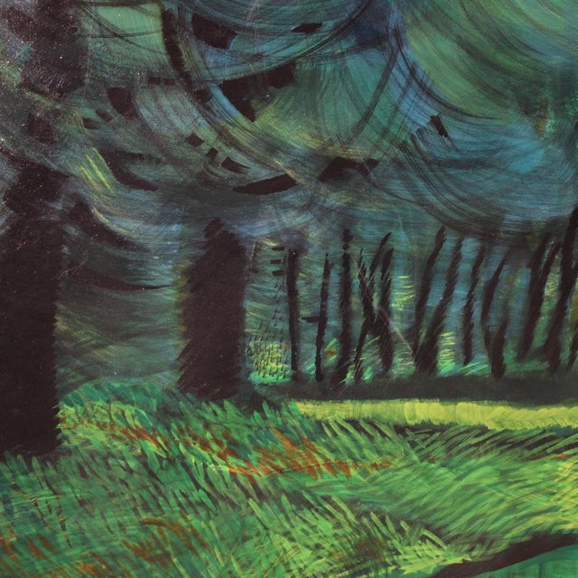 Italian Artist, Landscape, 1993, Oil on Canvas, Framed For Sale - Image 15 of 16