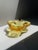Mid-Century Modern Murano Ashtray in Yellow, 1960s, in Flawless conditions. Designed 1960 to 1969