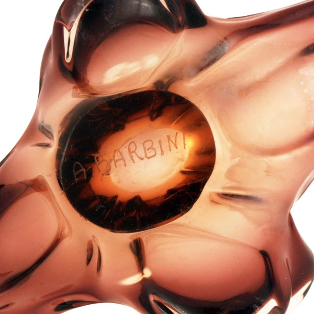 1940s Art Deco Murano Glass Centerpiece by Alfredo Barbini, 1940s For Sale - Image 5 of 6