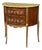 Early 20th Century Louis XV-Louis XVI Transition Style Half-Moon Commode For Sale