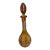 Vintage Cut to Clear Amber Decanter For Sale