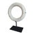 Stone Marble Ring Sculpture on Stand For Sale - Image 7 of 14