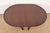 Henkel Harris Georgian Banded Mahogany Double Pedestal Extension Dining Table, Newly Refinished For Sale - Image 9 of 15