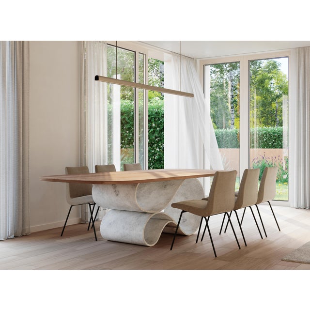 Wood Whorl Dining Table by Neal Aronowitz For Sale - Image 7 of 7