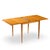 Gio Ponti for Singer & Son Mid Century Teak and Brass Flip Top Expanding Game Dining Table For Sale - Image 9 of 10