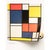 Piet Mondrian 1991 After Piet Mondrian "Tablet 2", Full-Color Parisian Print For Sale - Image 4 of 8