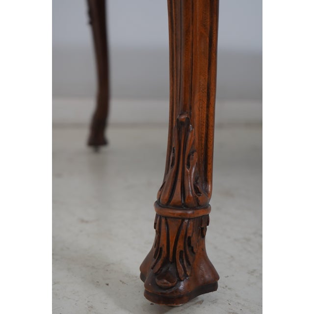 Karges Burl Walnut Georgian Style Dining Table For Sale - Image 10 of 18