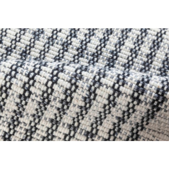 Modern Flat-Weave Wool Runner by Doris Leslie Blau Size: 3'0" × 8'6" (91 × 259 cm). This elegant modern flat-weave runner...