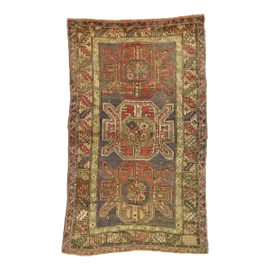 Vintage Turkish Oushak Rug - 03'09 X 06'02