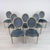 French Vintage French Louis XVI Dining Chairs – Set of 7 For Sale - Image 3 of 11
