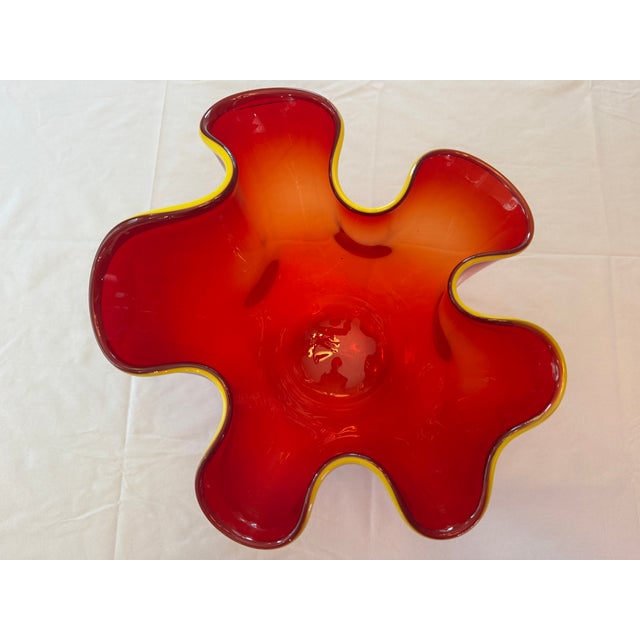 1998 Rollin Karg Signed Dichroic Studio Art Glass Vase - 14" For Sale In Los Angeles - Image 6 of 6