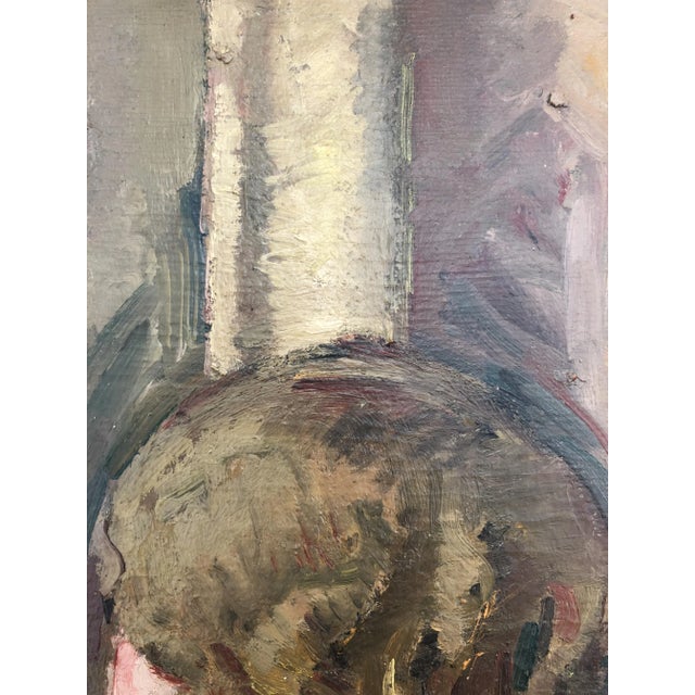 Henri Fehr, Jeune fille au rouge à lèvres, Oil on Canvas, Framed For Sale - Image 6 of 13