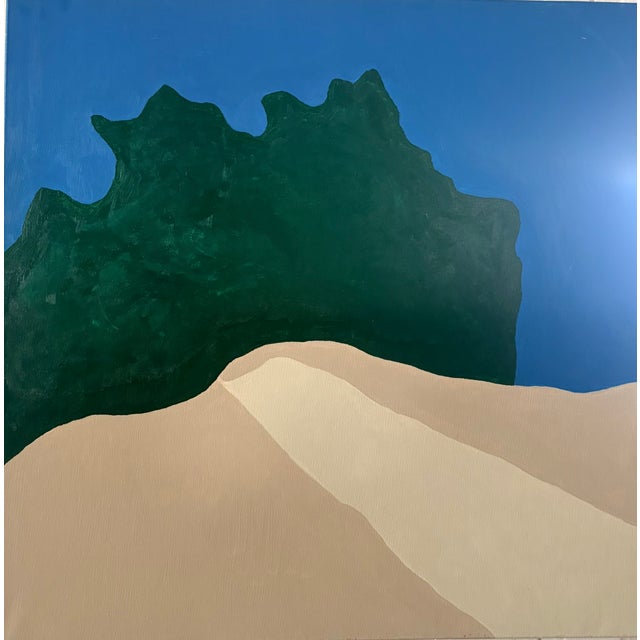Desert Highway, Acrylic on Canvas in the Style of Bodasca For Sale - Image 10 of 12