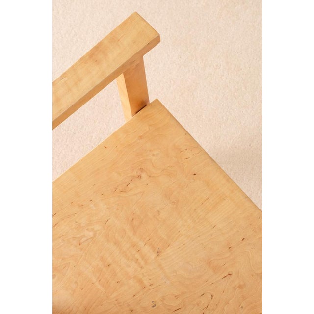 Wood Swedish Birch Armchair, 1990s For Sale - Image 7 of 9