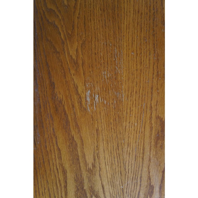 1970s Lane Staccato Mid Century Modern 9 Drawer Oak Brutalist Mirrored Dresser Lowboy For Sale - Image 13 of 13