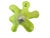 1980s Handmade Polish Art Glass Vase, Chartreuse Studio Glass, Circa 2000 For Sale - Image 5 of 6